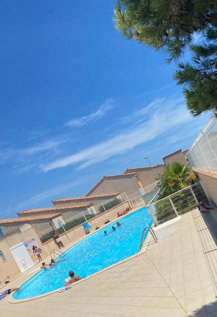 T3 Vue Mer Et Plage, Avec Wifi Et Parking Saint-Pierre-la-Mer (Aude) Exterior foto