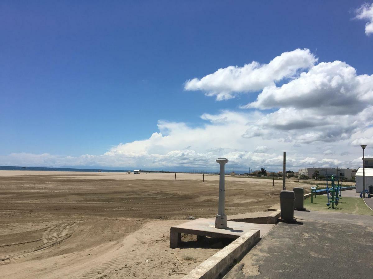 T3 Vue Mer Et Plage, Avec Wifi Et Parking Saint-Pierre-la-Mer (Aude) Exterior foto