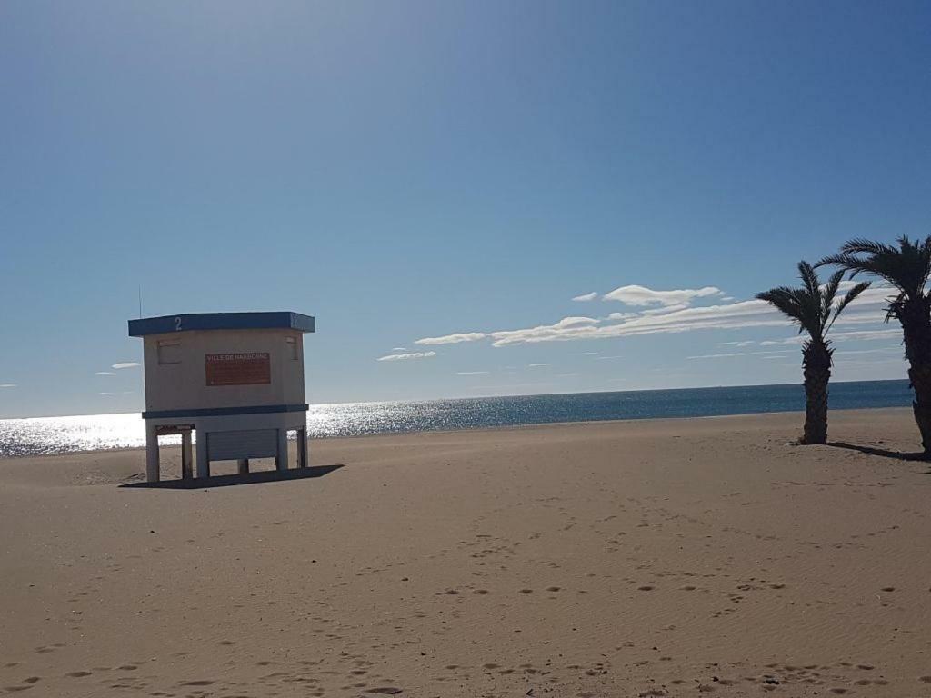 T3 Vue Mer Et Plage, Avec Wifi Et Parking Saint-Pierre-la-Mer (Aude) Exterior foto